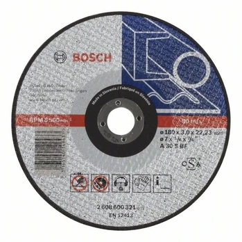 Metalo pjovimo diskas BOSCH, 180x22x3 mm