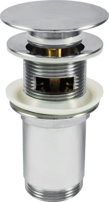 Deante automatinis kamštis, chromas (NHC_010U)