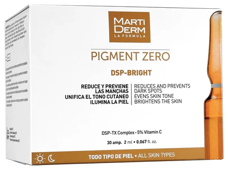 Veido odos serumas-ampulės Martiderm Pigment Zero DSP-Bright, 30 vnt
