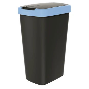 Prosperplast Šiukšliadėžė COMPACTA Q - šviesiai mėlyna 45l