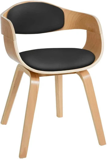 Kėdė 'Kingston Leatherette natura/juodas