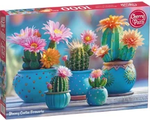 CherryPazzi dėlionė Bloomy Cactus Fireworks 1000 det kaina