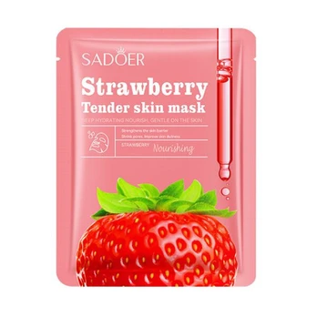 Braškių veido kaukė Sadoer, 25 g