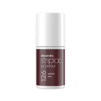 Alessandro STRIPLAC PEEL OR SOAK nagų lakas VELVET RED 6,5 ml