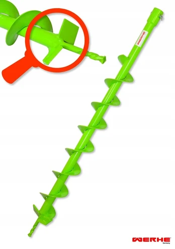 Grąžtas žemei 60 mm su Sds max adapteriu Werhe