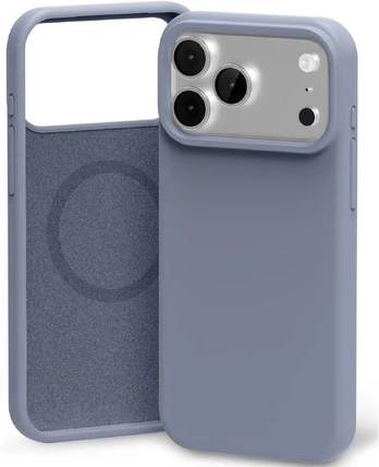 Dėklas Mercury Pure Magsafe Silicon Case Apple iPhone 17 Pro Max levandos pilka
