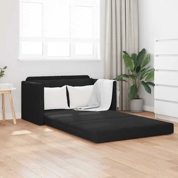 Sofa lova 110cm Juoda Aksomas