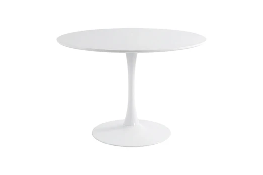 Hamden Dining Table ø110cm - White MDF