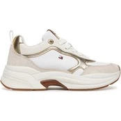 Laisvalaikio batai Tommy Hilfiger Th Chunky Runner Metallic FW0FW09204 Écru