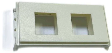 VivoLink Outlet Panel for 2 x Keystone