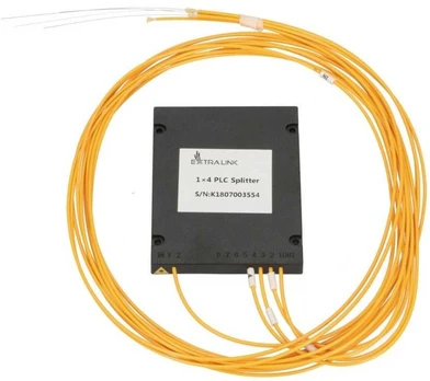 Extralink 1:4 PLC SC/APC | Splitter | 2,0mm, 1,5m, G657A, ABS module, no connectors