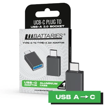 Liibattaries adapter USB-C plug to USB-A 3.0 socket