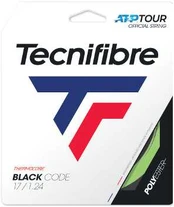 TECNIFIBRE TECNIFIBRE Juodas CODE 1.24mm stygos teniso raketei