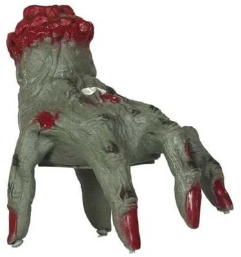 Fiesta Zombiehånd med lyd og bevægelse