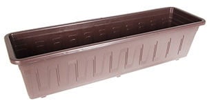 Lovelis Wodar, plastikinis, rudas