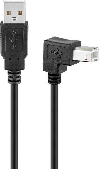Kabelis USB Goobay USB-A - USB-B 5 m Juodas (JAB-854301)