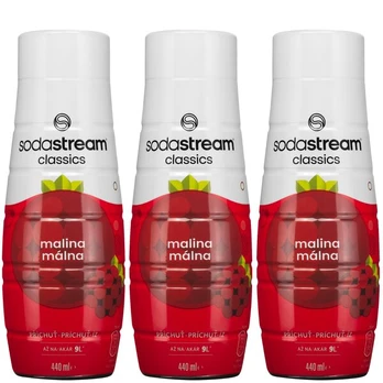 3x "SodaStream" aviečių sirupas 440ml