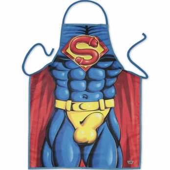Diablo Picante Party Apron Polyester Humorous Print Adjustable