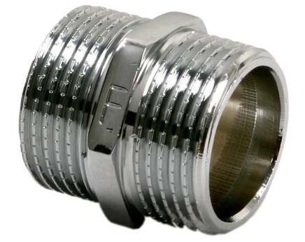 Sujungimas, chromuotas FERRO, 3/8'', išorė/išorė