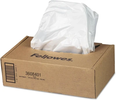 Fellowes 3608401-3608401 maišeliai smulkintuvui, 50 vnt.