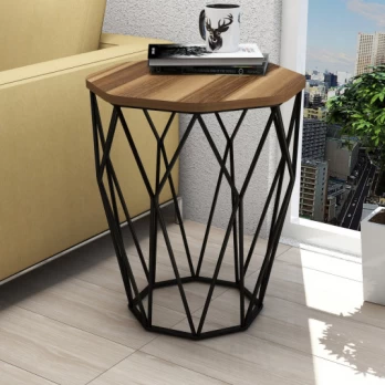 Kalune Design Šoninis staliukas Sofya - Walnut