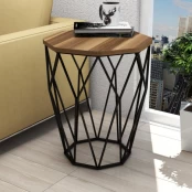 Kalune Design Šoninis staliukas Sofya - Walnut kaina
