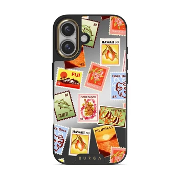 Paradise - iPhone 16 Case, Elite Mirror Dark (MagSafe) / Gold