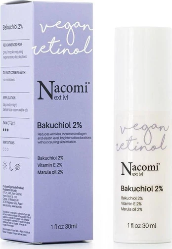 Veido serumas su Bakuchiol 2% Nacomi Next Level Bakuchiol, 30ml