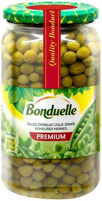 Žirneliai BONDUELLE, 660 g / 465 g
