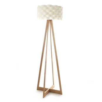 Lamp Bambuko toršeras - baltas, aukštis 150 cm