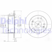 Stabdžių diskas DELPHI BG3677 kaina