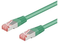 Goobay 3m CAT 6 pataisų kabelis, S/FTP (PiMF), žalias