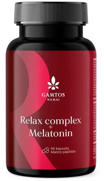Uab Domus Naturae Relax complex+Melatonin N90