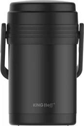 King Hoff termosas KH-1396, 1,5 l, juodas kaina