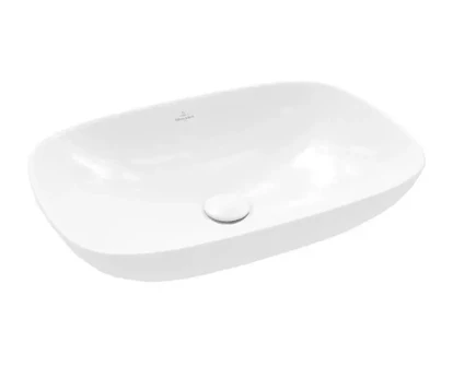 Villeroy & Boch Loop&Friends - praustuvas, 56x38 cm, be perpildymo angos, CeramicPlus, Alpine White 4A4901R1