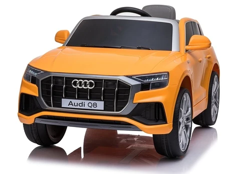 Akumuliatorinė mašina LEAN Toys Audi Q8, geltona