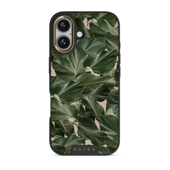 So Lush - Bannana Leaves iPhone 17 Case, Elite Dark (MagSafe) / Gold