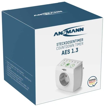 EnerGenie Ansmann AES13 programuojamas lizdas, baltas, 230V