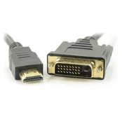 Cabletech DVI-D - HDMI kabelis 1.8m kaina