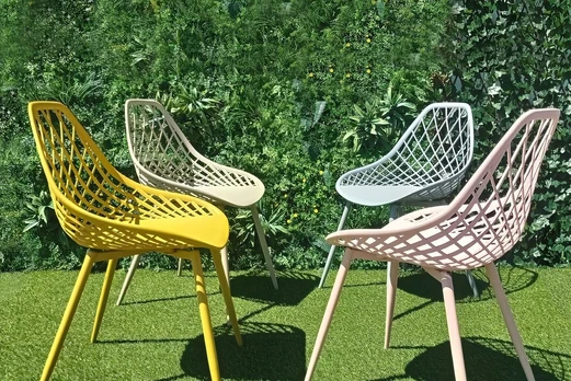 Plastikinė sodo kėdė, terasos kėdė Chico Joy fango