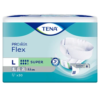 Sauskelnės TENA FLEX SUPER, L, 30 vnt.