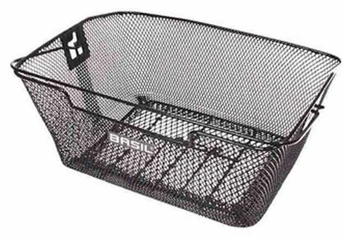 Luggage frame basket BASIL CAPRI, metal, juodas