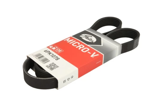 V formos rumbuoti diržai GATES 6PK1078