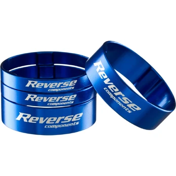 Reverse Components Ultra Light vairo aukštinimo adapteriai (Spacers) | 5/10mm | Blue | 4 vnt.