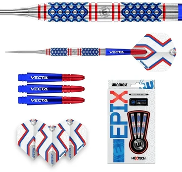 Smiginio strėlytės Winmau Epix, 22 g, 90 % volframo