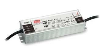 Impulsinis maitinimo šaltinis LED 24V 5A, valdomas, PFC, IP67, MEAN WELL