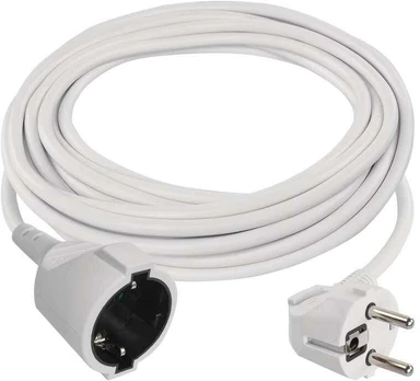Ilgiklis 1 lizdo 7m su įžeminimu 3x1.0 mm² baltas EMOS