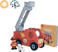 Hape The Roaring Fire Truck With Sound kaina