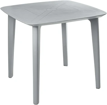 Beliani Sodo stalas SORICO 86 cm 86 cm Pilkas