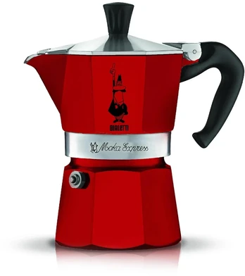 Bialetti Candyland Moka Express 3TZ (150 ml) raudona